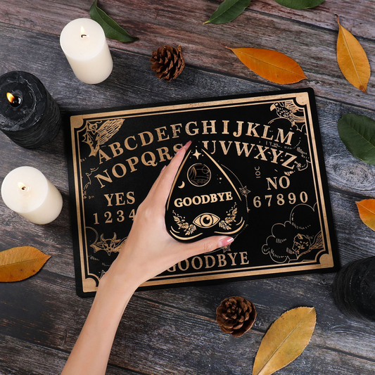 Wooden Ouija Board (12 inch) with Planchette | Metaphyscial, Divination Tool