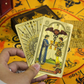 Astro-Sun Tarot Card Collection Gold & Neon Pink Foil, Rider-Waite-Smith