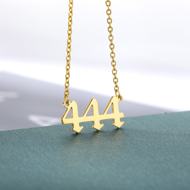 Angel Numbers Necklace | 111, 555, 777 | Gold, Silver, Rose Gold Jewelry