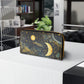 Celestial Moon Wallet | Starry Night Sky Themed with Zipper