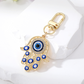 Hamsa, Hand of Fatima Evil Eye Keychain | Spiritual Key Charm Accessories
