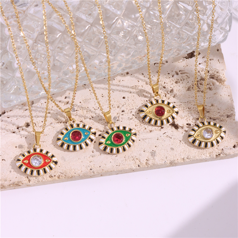 Colorful Evil Eye Necklace | Spiritual Hamsa Jewelry