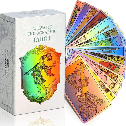 Premium Holographic Tarot Card Deck  | Rider-Waite-Smith