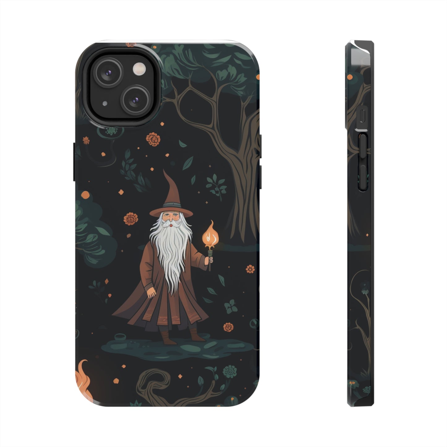 Wizard in the Dark Forest Tough iPhone Cases | Impact-Resistance, Anti-Shock Phone Case and Accessory | Premium Spiritual Design