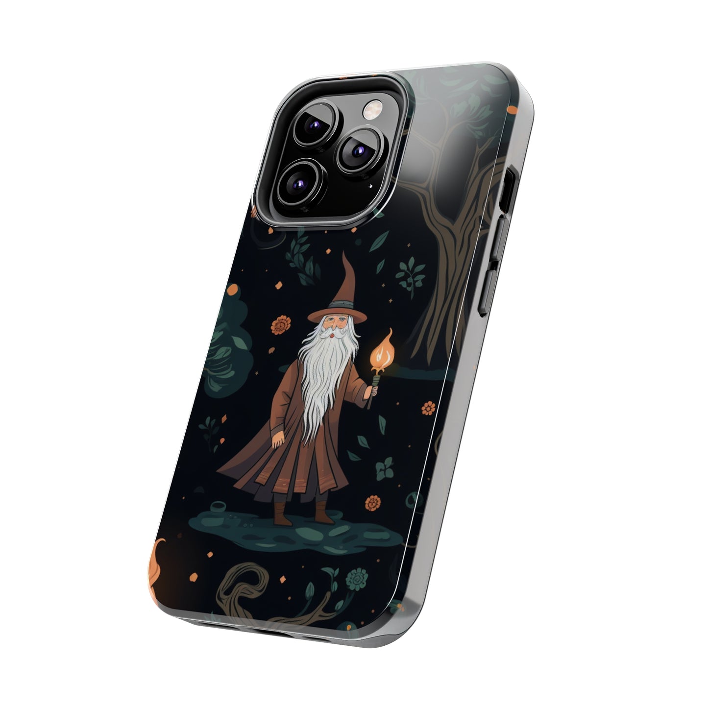 Wizard in the Dark Forest Tough iPhone Cases | Impact-Resistance, Anti-Shock Phone Case and Accessory | Premium Spiritual Design