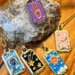 Handmade Gold Tarot Card Necklace and Pendant | Major Arcana Designs
