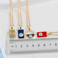 Accent Evil Eye Pendant Necklace | Aesthetic Hamsa Protection Design