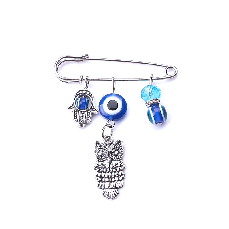 Evil Eye - Hand of Fatima Brooch | Protection Hamsa Accessory