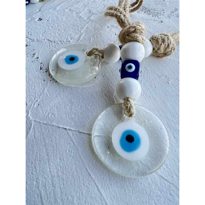 Evil Eye Handmade Rope Ornament - Pendant | Nazar Accessories
