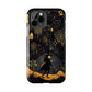 Dark Forest Witch Tough iPhone Cases | Baba Yaga in Creepy, Eerie Woods with a Broom | Impact-resistant, Shock-Absorbant | Premium Design