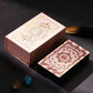 Luxury Pink Star Gold-Foil Tarot Deck | 80 Rider-Waite Cards + English Guidebook