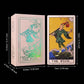 Luxury Pink Gold-Foil Tarot Deck | 80 Waterproof Cards + English Guidebook