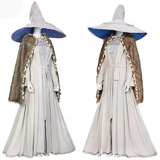 Witch / Frost Witch Cosplay Costume Set | Dress, Cloak, Witches Hat