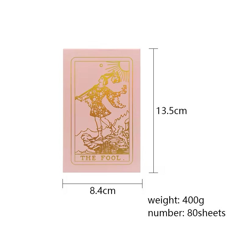 Pink Foil Floral Mandala Tarot Card Deck | Rider-Waite-Smith Premium Cards, Storage Box