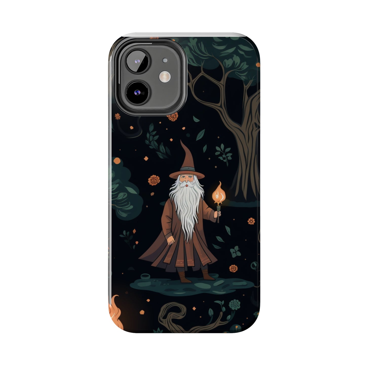 Wizard in the Dark Forest Tough iPhone Cases | Impact-Resistance, Anti-Shock Phone Case and Accessory | Premium Spiritual Design