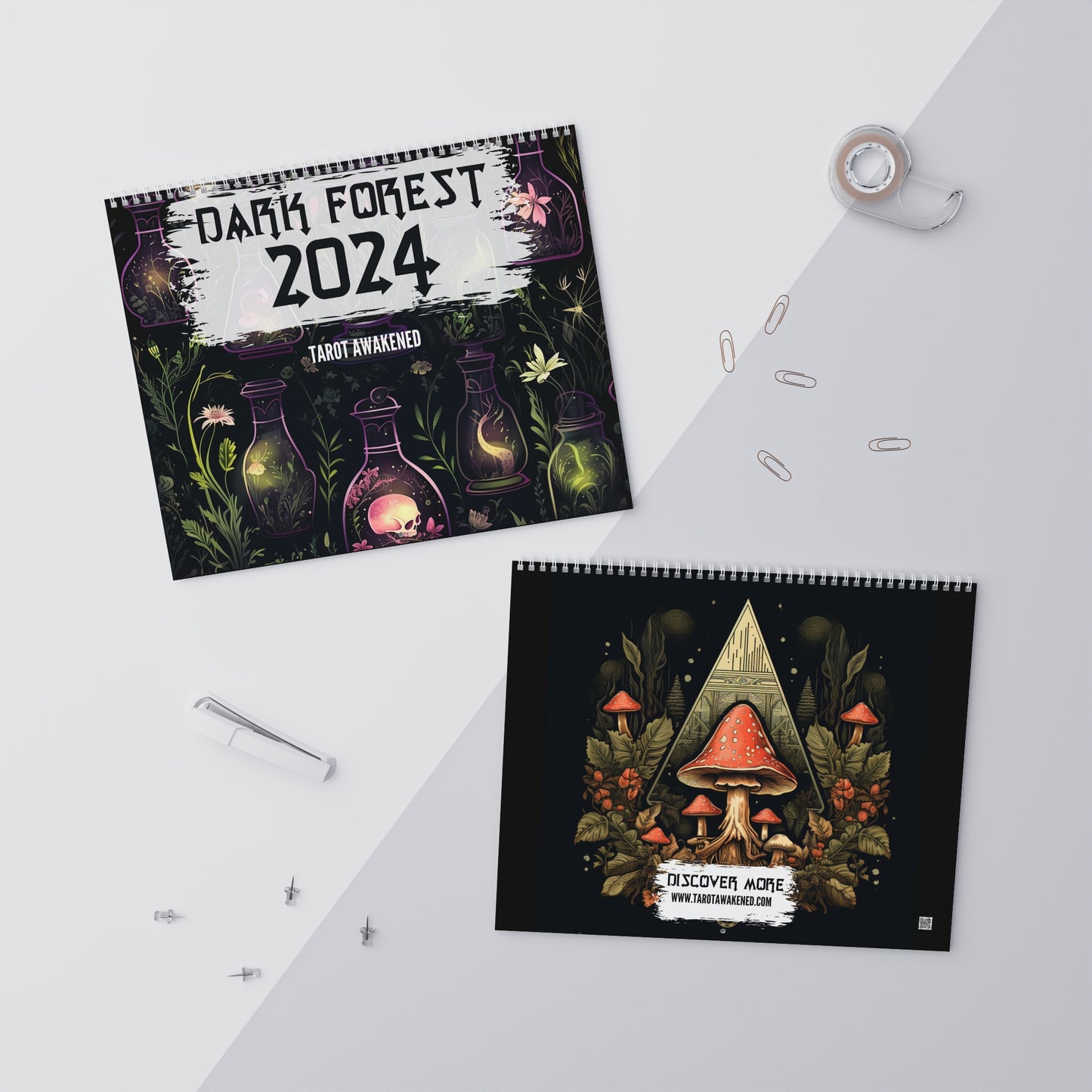 Dark Forest 2024 Wall Calendars | Witch, Witchy, Eerie New Year Calendar