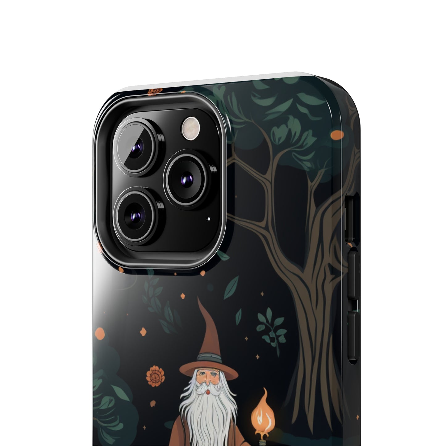 Wizard in the Dark Forest Tough iPhone Cases | Impact-Resistance, Anti-Shock Phone Case and Accessory | Premium Spiritual Design