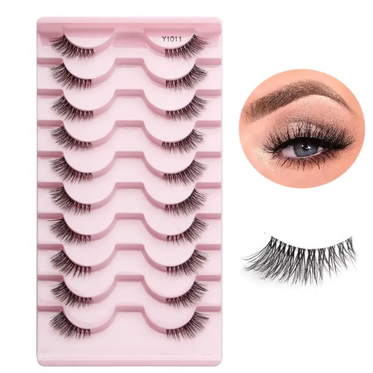 Premium Half Faux Eyelashes | Natural Soft Fake Beauty Lashes