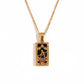 Dainty 'The World' Tarot Card Necklace | 18K Gold Plated