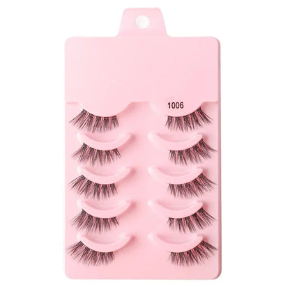 Premium Half Faux Eyelashes | Natural Soft Fake Beauty Lashes
