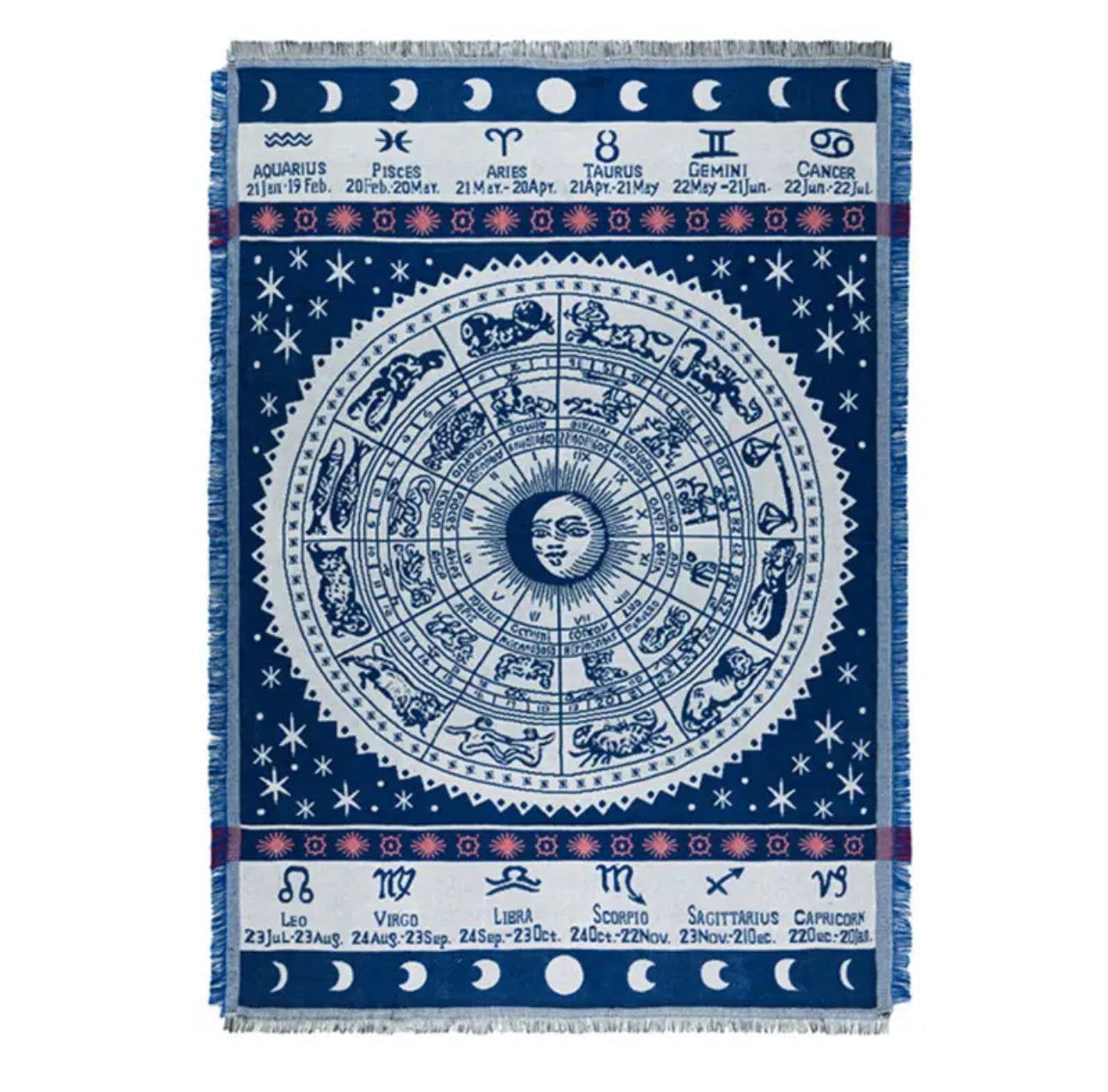 Zodiac Blanket - Tapestry - Rug | Astrology and Constellations Design | Home Decor