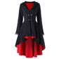 Gothic Button Coat, Emo Victorian Style Women's Blazer