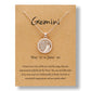 Celestial - Zodiac Round Necklace Pendant | Astrology, Horoscope Jewelry