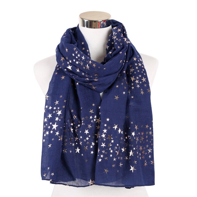 Celestial Gold Star - Moon Scarf | Cosmic, Astrology Fashion