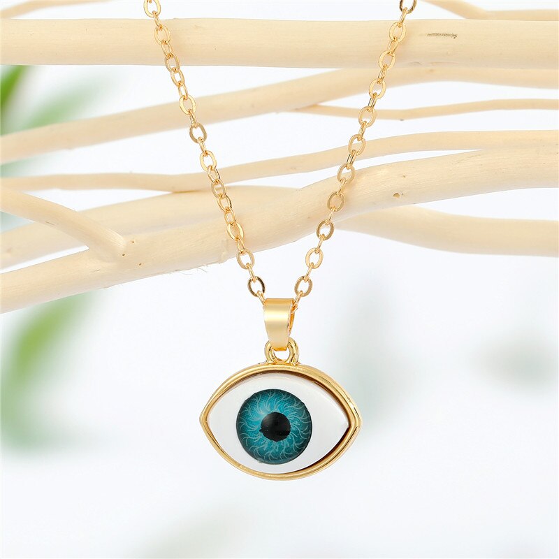 Unique Eye Pendant | Colorful Evil Eye Necklace