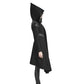 Gothic Women's Trench Coat, Black Emo, Wicca, Cosplay Apparel