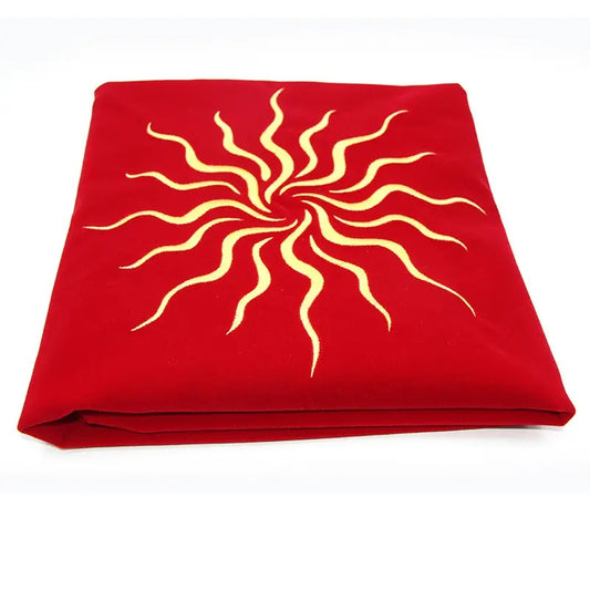 Velvet Tarot Card Divination Tablecloth - Altar Cloth | Pentagam