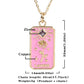 Dainty 'The Lovers' Colorful Enamel Necklace | Tarot Card themed Jewelry