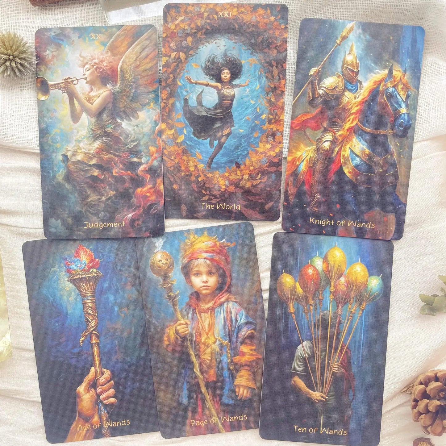 Kingdom of Light Tarot Premium Artistic Stars Tarot Deck