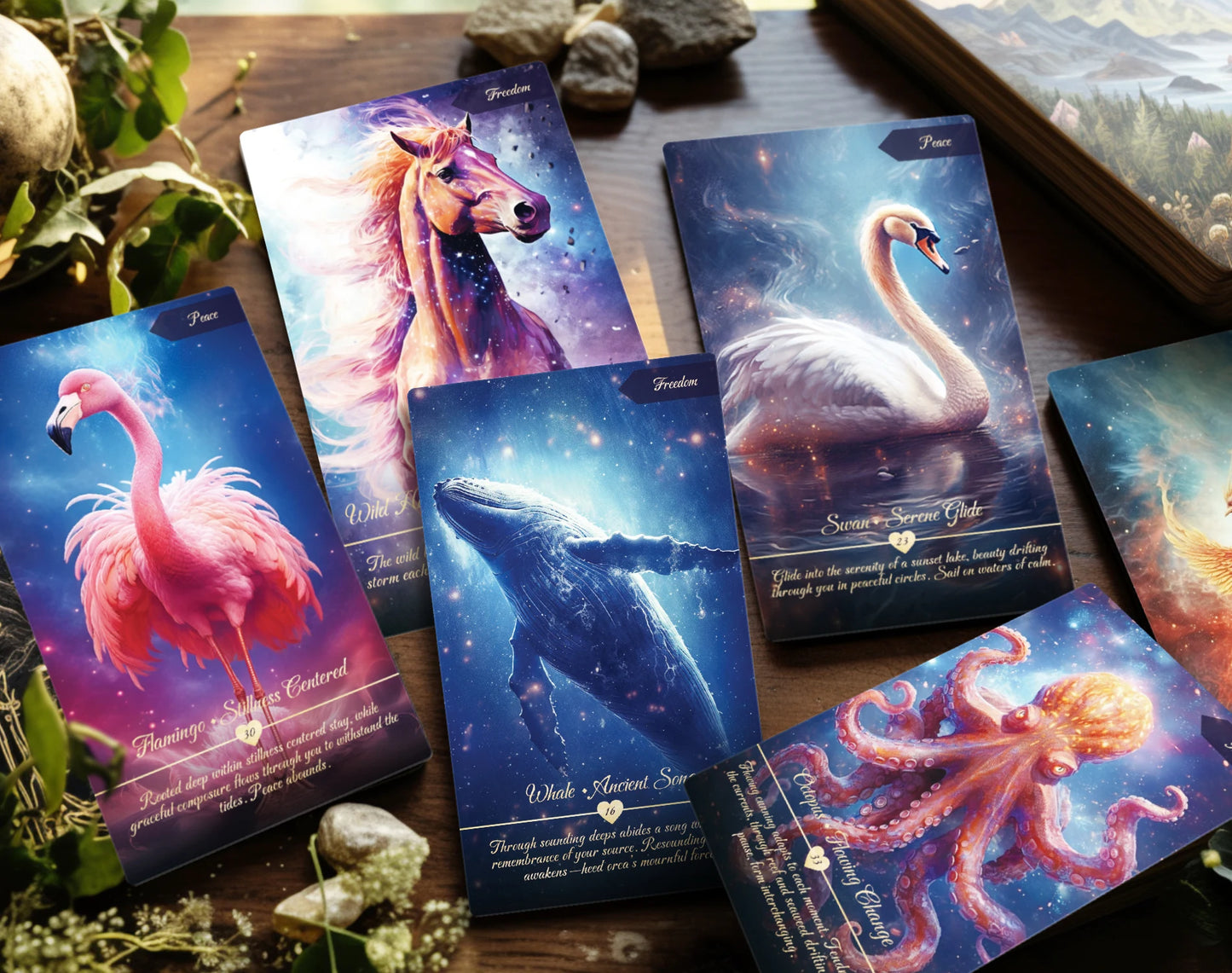 Animal Oracle Premium Artistic Stars Tarot Oracle Deck