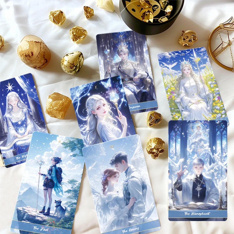 Crystal Love Tarot, Premium Artistic Stars Tarot Deck