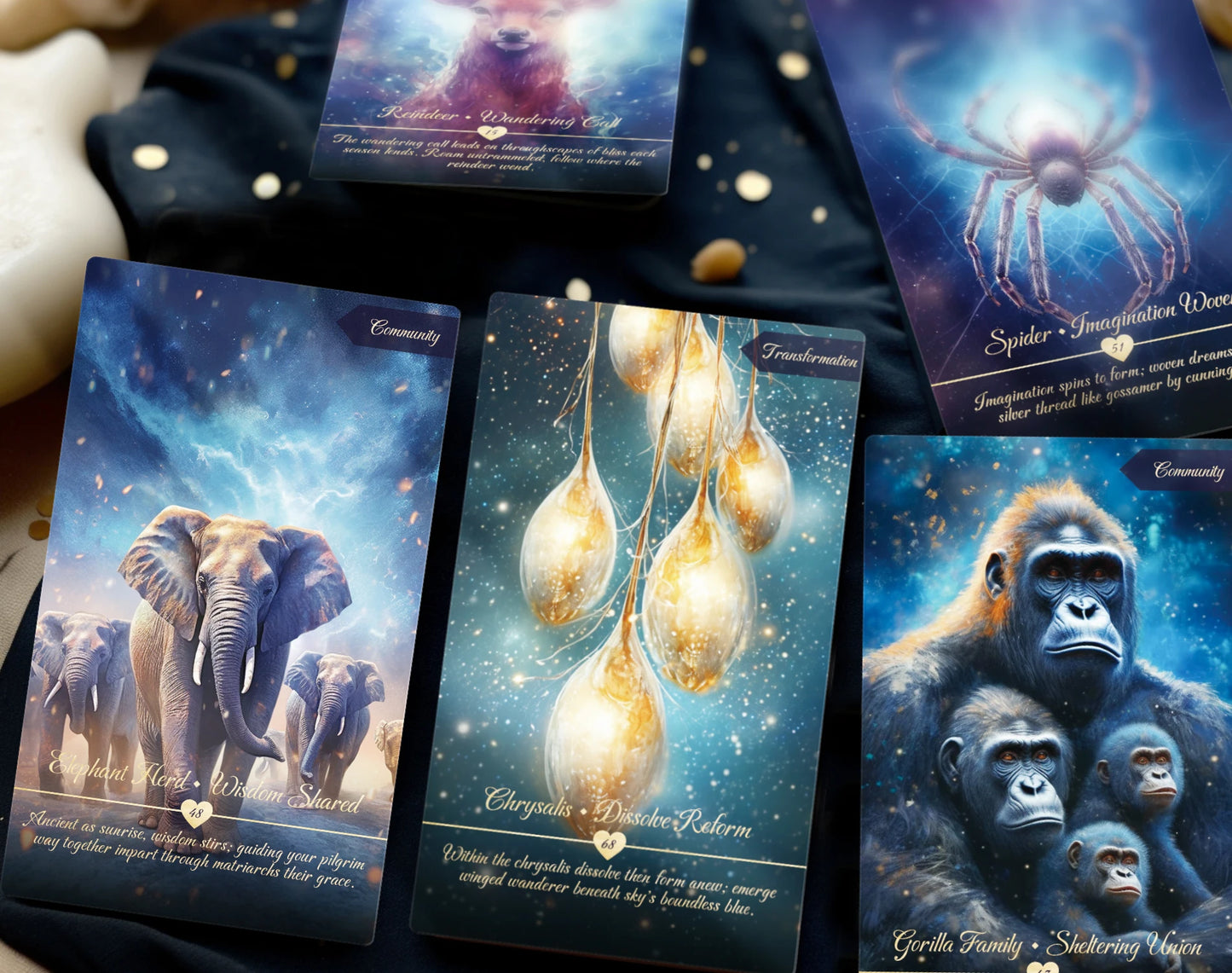 Animal Oracle Premium Artistic Stars Tarot Oracle Deck