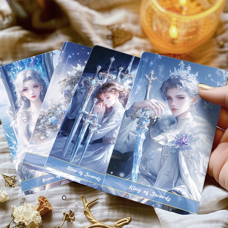 Crystal Love Tarot, Premium Artistic Stars Tarot Deck