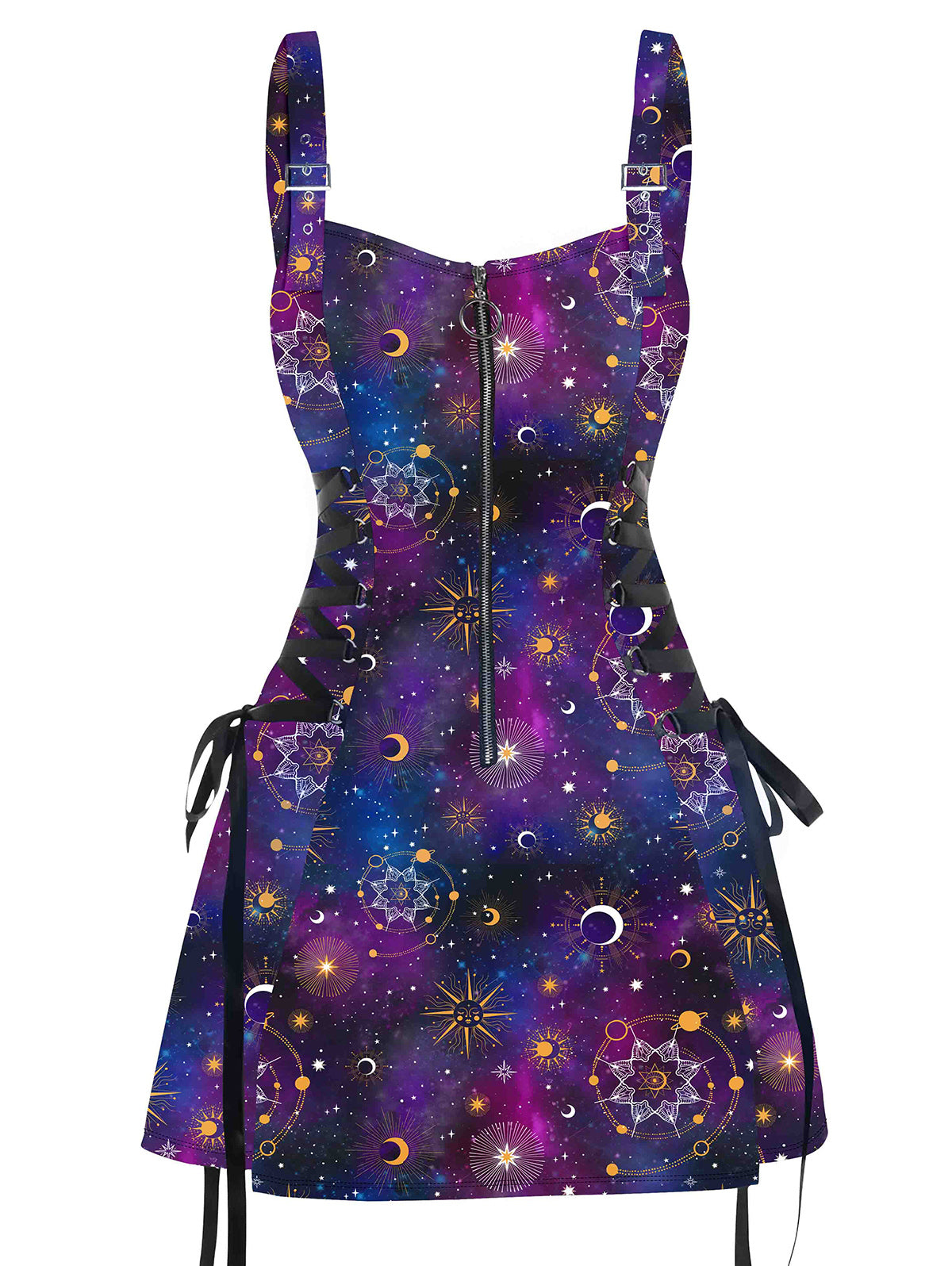 Celestial Whimsigoth Summer / Beach Mini Dress | Gothic, Emo Style Aesthetic