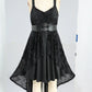 Women's Gothic Black Dress, Belt and Layered and Split