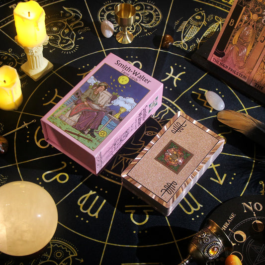 Rose Quartz Crystal Tarot | 2025 Premium Rider-Waite-Smith Tarot Card Deck