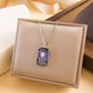 Gold Tarot Card Necklace, Stainless Steel and Bright Enamel Design