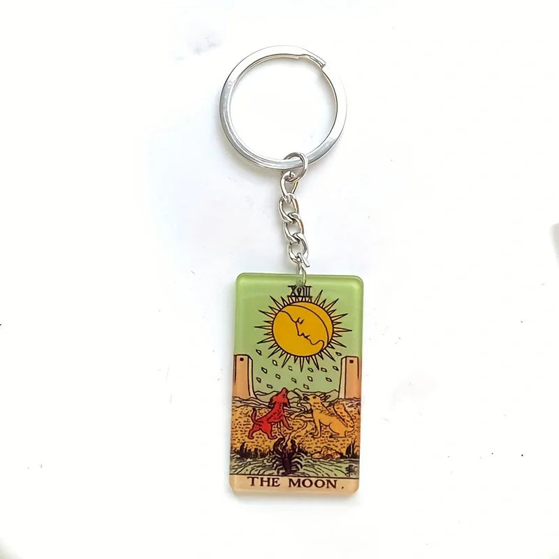 Acrylic Tarot Card Keychains