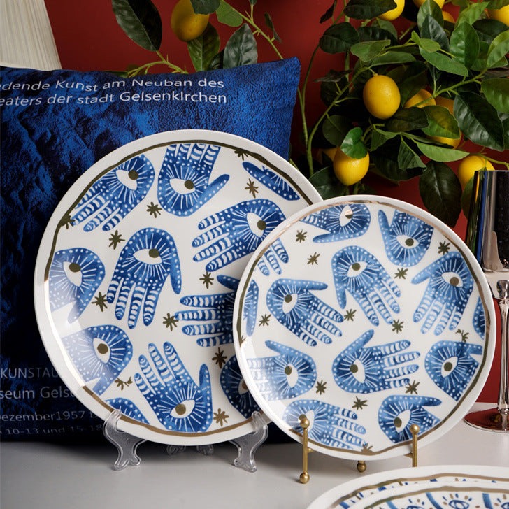 Evil Eye, Hamsa Dinner Plates | Nazar Kitchen and Dinnerware Accessories