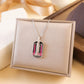 Gold Tarot Card Necklace, Stainless Steel and Bright Enamel Design