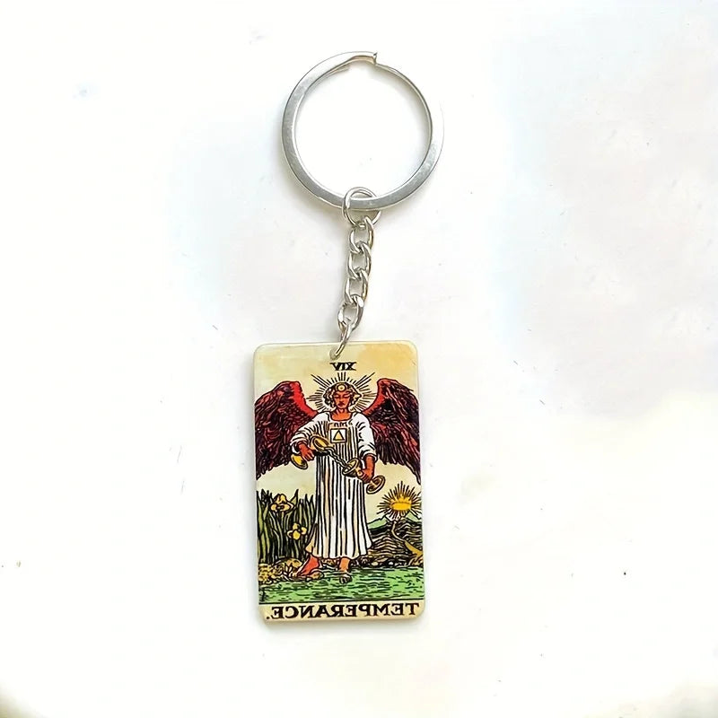 Acrylic Tarot Card Keychains