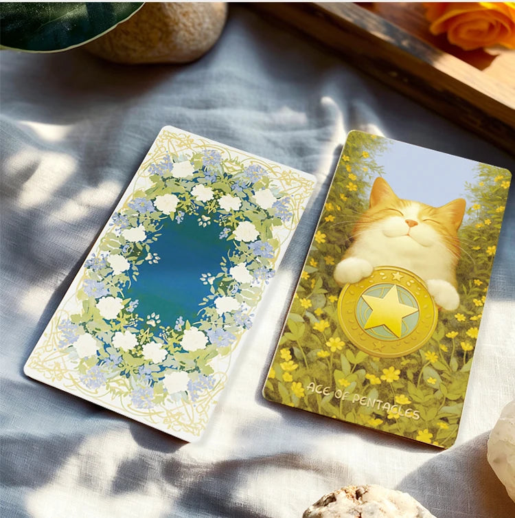 Fat Cat Tarot, Premium Artistic Stars Tarot Deck