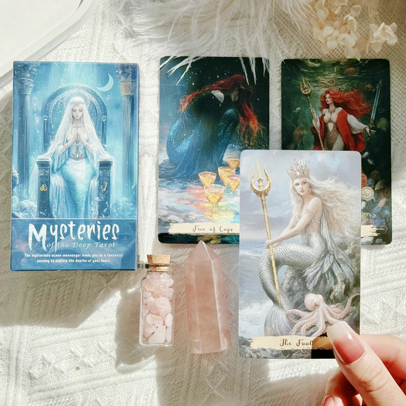 Mysteries of the Deep Mermaid Tarot Artistic Stars Tarot Deck