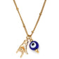 Evil Eye Handmade Chilli Pepper Pendant Necklace Turkish Evil Eye Jewelry