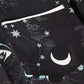 Galaxy Constellation Long Sleeve Shirt | Black Blouse, Streetwear Fashion