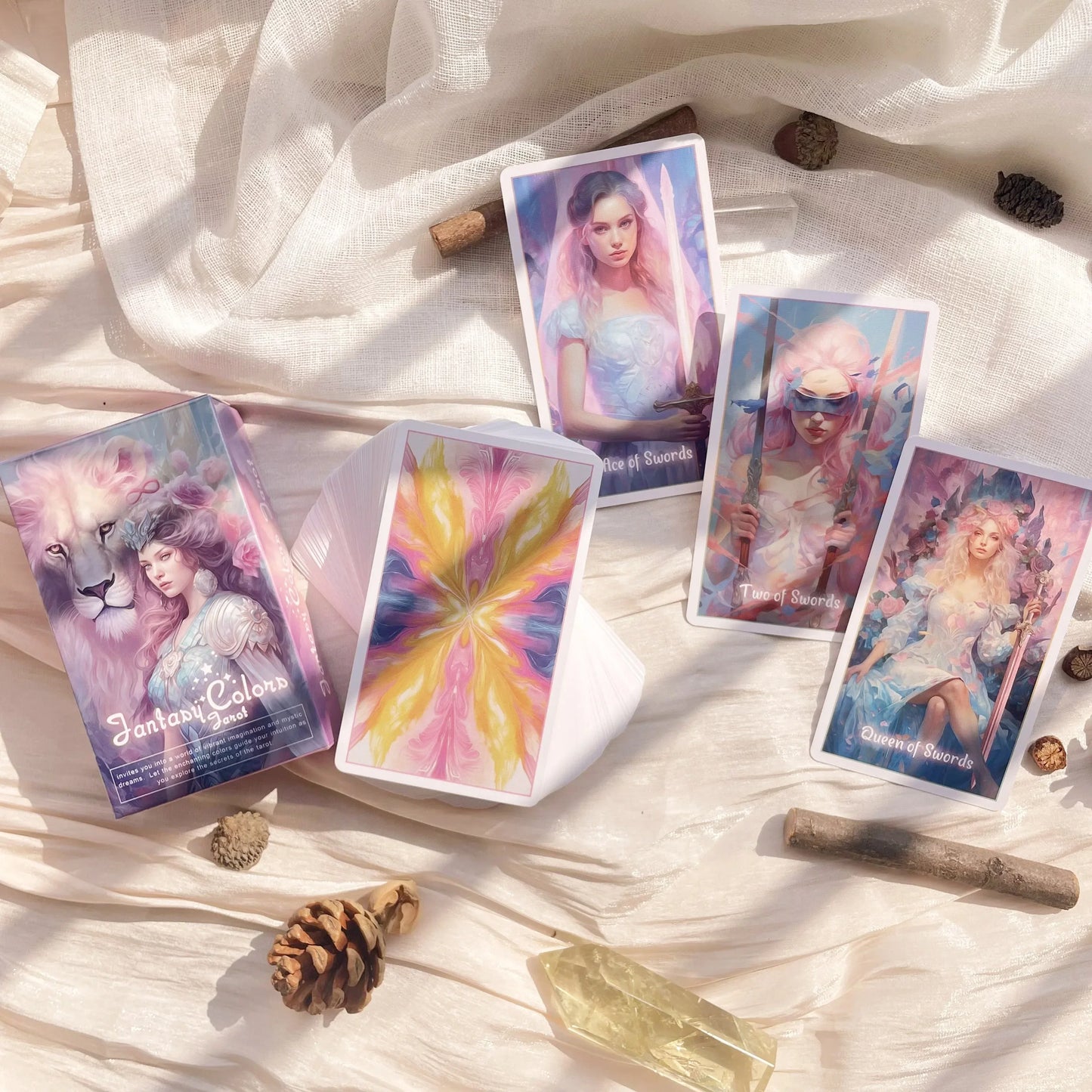 Fantasy Colors Tarot Artistic Stars Tarot Deck